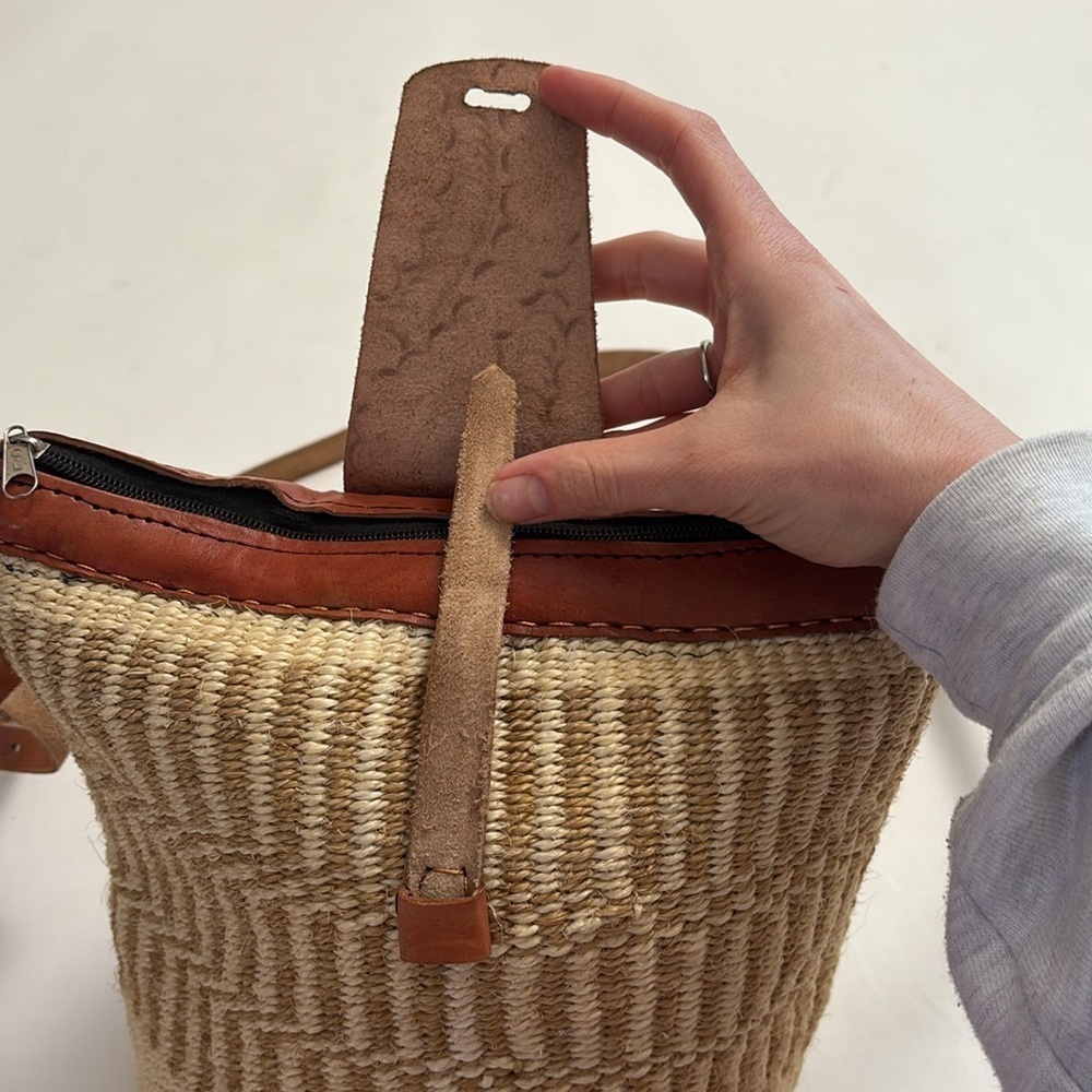 Authentic African Kinodo woven bag - Picture 3 of 16